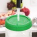 AOZITA 6 Pack Plastic Sprouting Lids for Wide Mouth Mason Jars