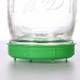 AOZITA 6 Pack Plastic Sprouting Lids for Wide Mouth Mason Jars