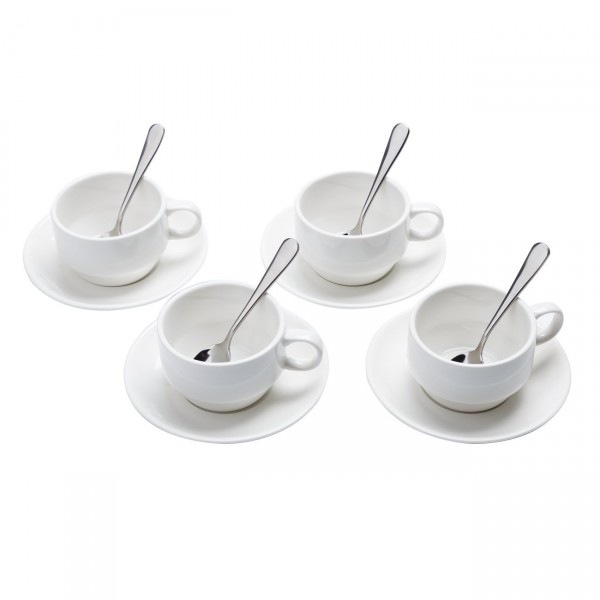 AOZITA Espresso Cups and Saucers with Espresso Spoons, Stackable Espresso  Mugs,12-piece 2.5-Ounce De…See more AOZITA Espresso Cups and Saucers with