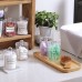 6 Pack Qtip Holder Dispenser for Cotton Ball & Swab & Round Pads with 12 Labels - Premium Clear Plastic Apothecary Jar Set, Bathroom Canister Storage Organization, Vanity Makeup Organizer